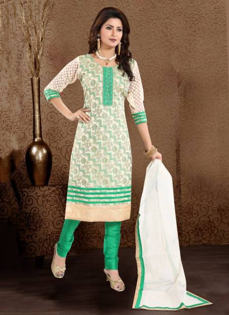 GREEN Colour N F CHURIDAR 09 Stylish Casual Wear Designer Worked Readymade Salwar Suit Collection N F C 281 GREEN